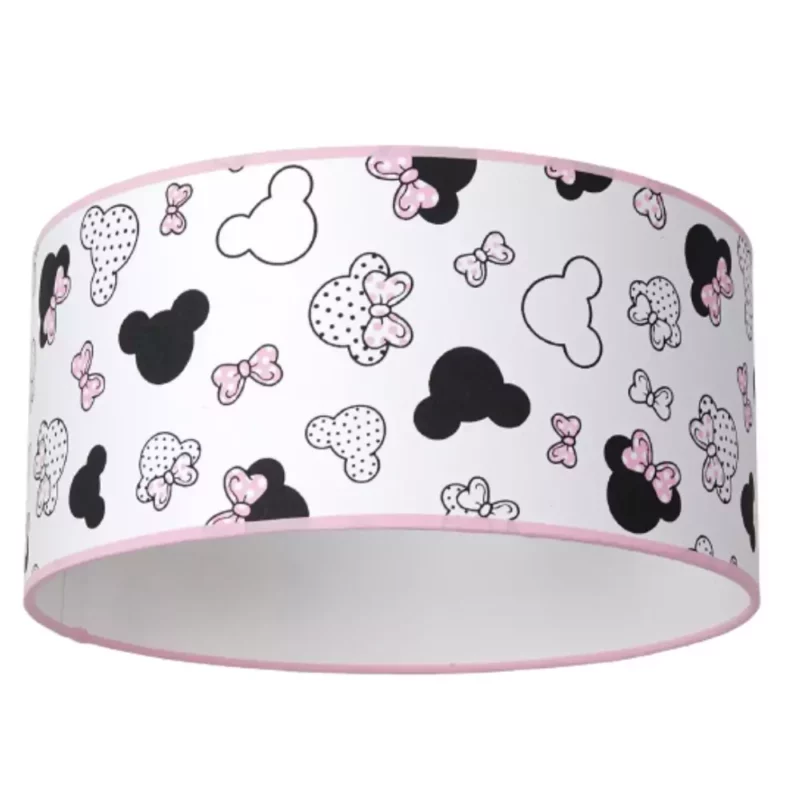 ABAŻUR WALEC DO LAMPY DZIECIĘCEJ MYSZKA MINNIE 20CM / 30CM