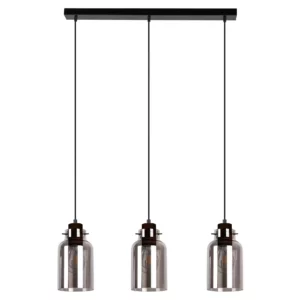 LAMPA WISZĄCA NAD WYSPĘ ŻYRANDOL SZKŁO KLOSZ LOFT REGULACJA