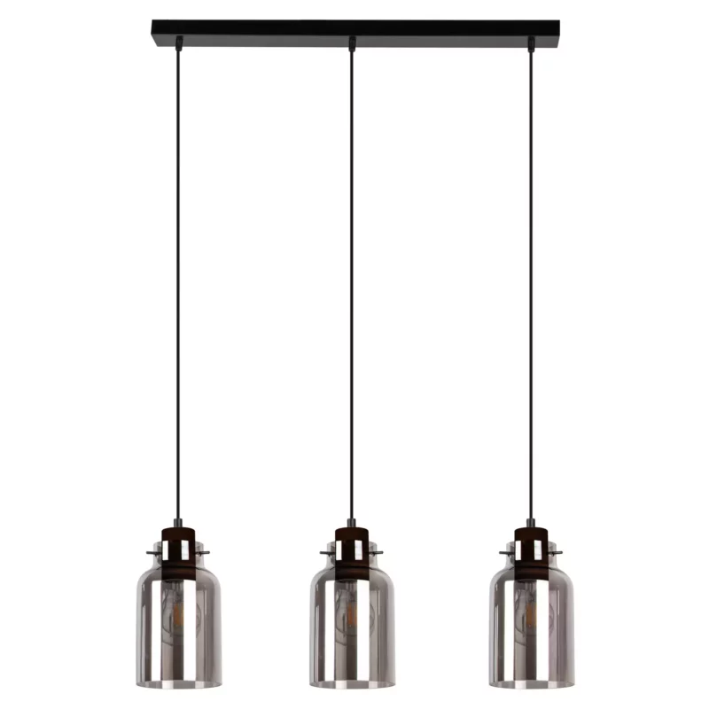 LAMPA WISZĄCA NAD WYSPĘ ŻYRANDOL SZKŁO KLOSZ LOFT REGULACJA
