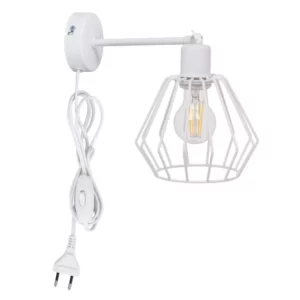LAMPA ŚCIENNA NOCNA KINKIET Z PRZEŁĄCZNIKIEM LOFT