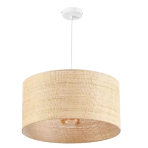 LAMPA WISZĄCA 1PŁ SUFITOWA ABAŻUR RATAN RATTAN LED WARIANTY 15 CM 20 CM 30 CM 40 CM