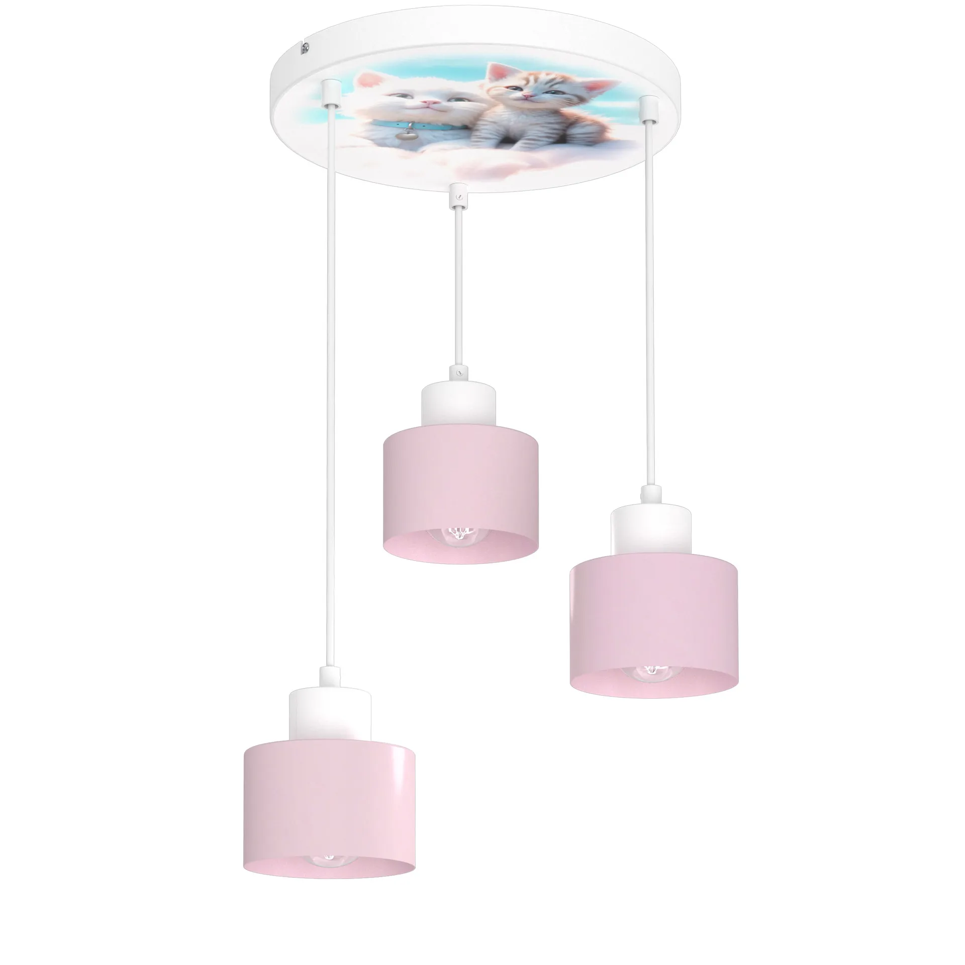 062_13 LAMPA DZIECIĘCA ŻYRANDOL DLA CHŁOPAKA DZIEWCZYNKI NADRUK LASEROWY LED