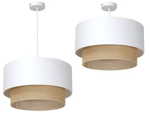 DUŻY ABAŻUR KLOSZ DO LAMPY BOHO JUTOWY 45 CM JUTA E27 WARIANTY