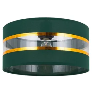 FL016 ZIELONY ABAŻUR WALEC DO LAMPY WISZĄCEJ STOJĄCEJ KINKIETU 20 CM / 30 CM