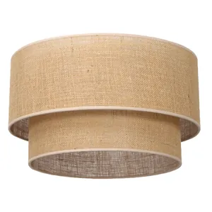 DUŻY ABAŻUR KLOSZ DO LAMPY BOHO JUTOWY 45 CM JUTA E27 WARIANTY