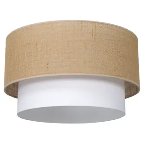 DUŻY ABAŻUR KLOSZ DO LAMPY BOHO JUTOWY 45 CM JUTA E27 WARIANTY