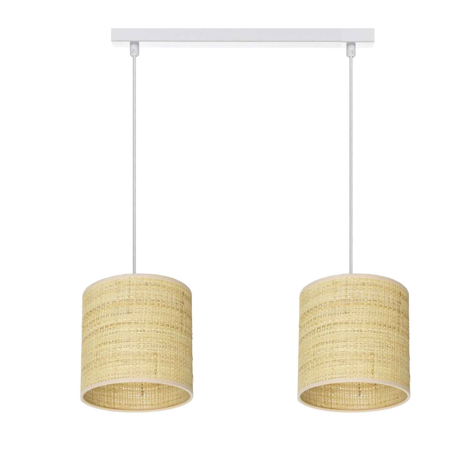 LAMPA WISZĄCA SUFITOWA ABAŻUR RATAN RATTAN BOHO LED