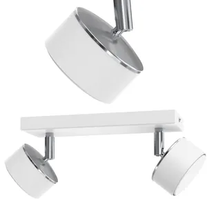 LAMPA DO SALONU SUFITOWA PLAFON LED LOFT GX53 CHROM