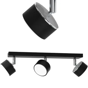 LAMPA DO SALONU SUFITOWA PLAFON LED LOFT GX53 CHROM