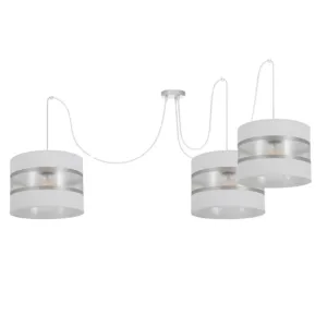 LAMPA SUFITOWA WISZĄCA SPIDER PAJĄK Z KLOSZEM LED ABAŻUR PASY E27 20cm